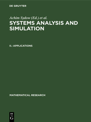 cover image of Applications